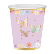 Karton Bardak Kelebek 8 Parça