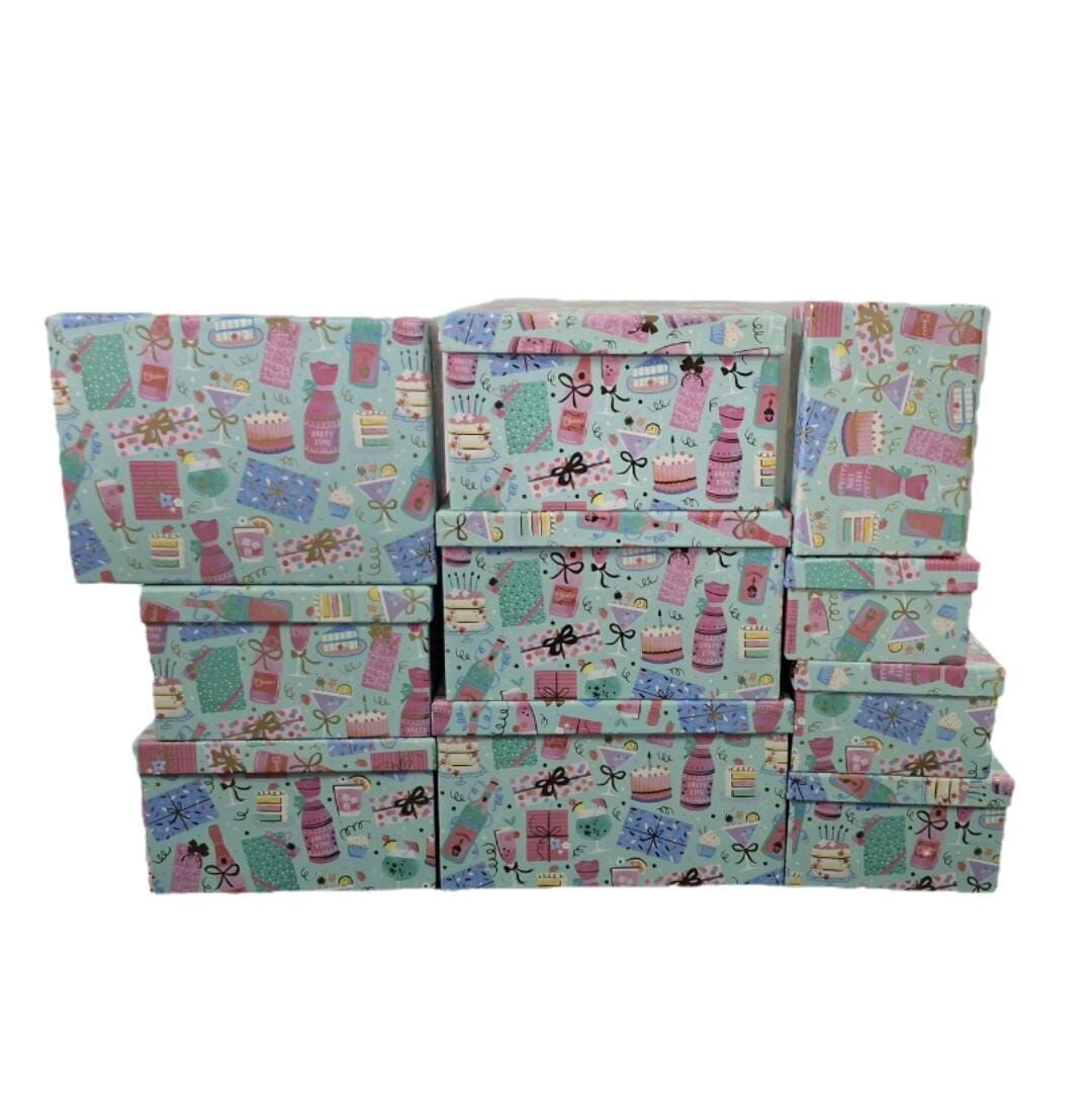 Party Temalı Dikdörtgen 10'lu Kutu DKKT-38