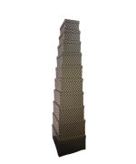 Siyah Gold Çizgili Dikdörtgen 10'lu Kutu DKKT-39