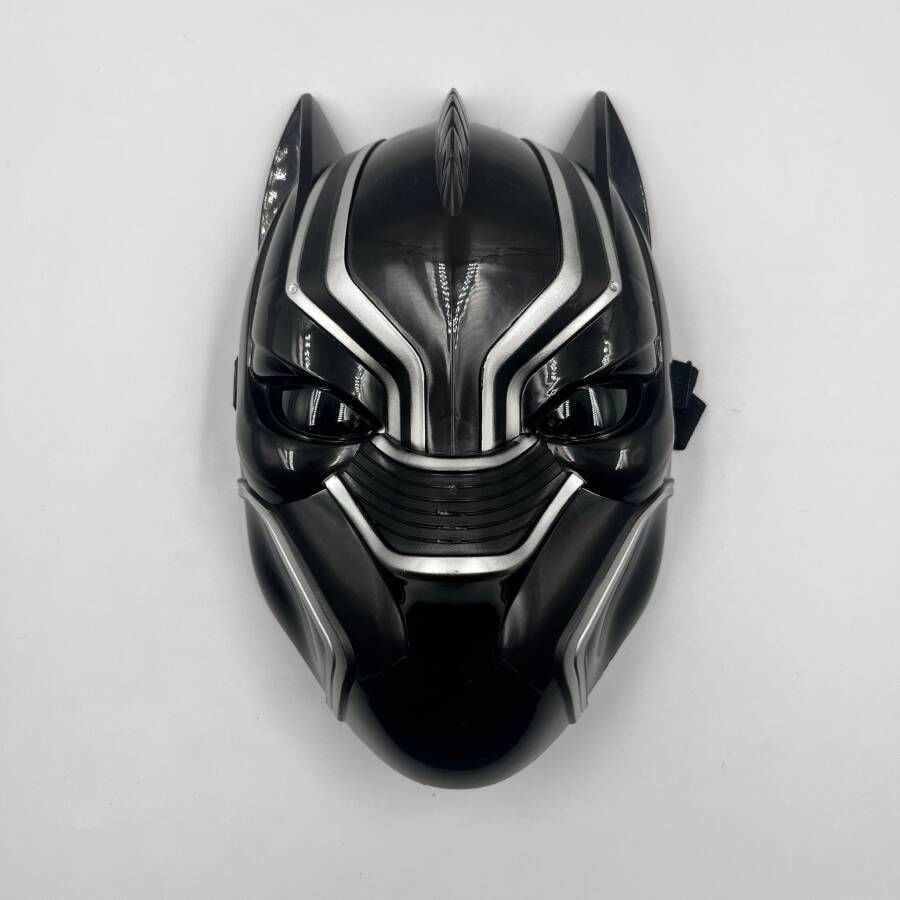 Plastik Maske Işıklı Kara Panter ( Black Panther )