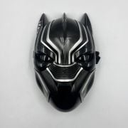 Plastik Maske Işıklı Kara Panter ( Black Panther )