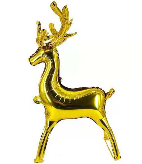 Büyük Gold Ayaklı Geyik Folyo Balon 122.5-83.5 cm 4769