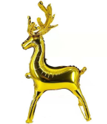 Büyük Gold Ayaklı Geyik Folyo Balon 122.5-83.5 cm 4769