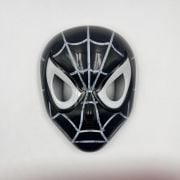 Plastik Maske Işıklı Spiderman Siyah