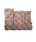 Turuncu Çiçek Desenli Dikdörtgen 10'lu Kutu DKKT-44