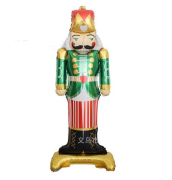 Ayaklı Yeşil Kurşun Asker Folyo Balon120-58 cm  3229