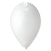 Gemar 12'' Pastel Beyaz 100 Adet #001
