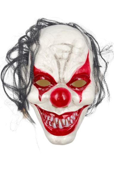 Maske Joker Saçlı Kırmızı
