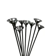 Klasik Balon Çubuk Set 100'lü Gri