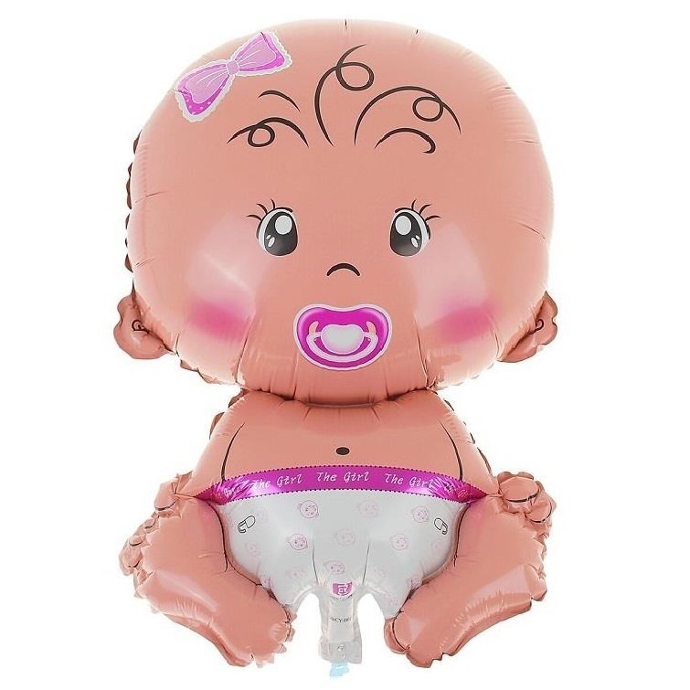 22″ Bebek Pembe  folyo