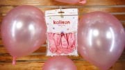 12'' Kalisan Metalik Pembe 50'li