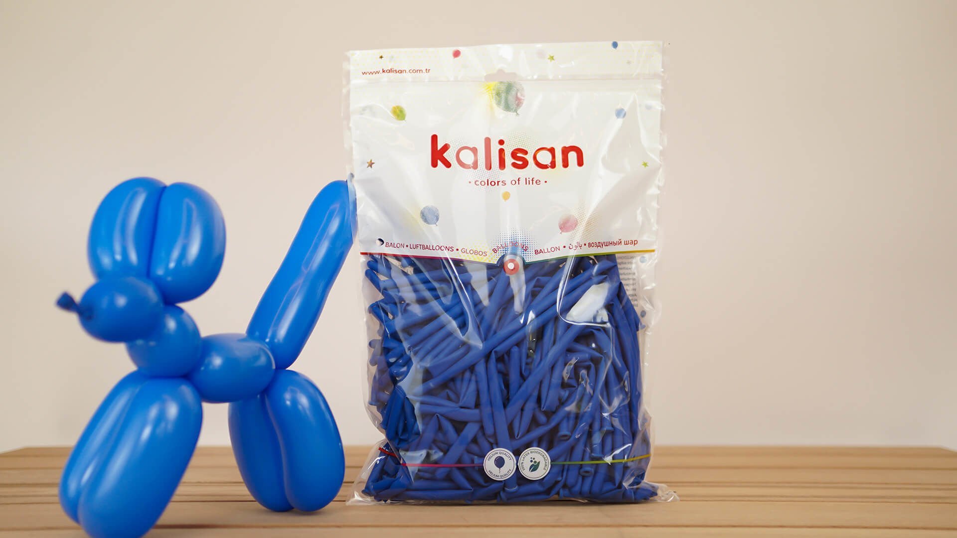 Kalisan Sosis Balon Koyu Mavi 100 Adet