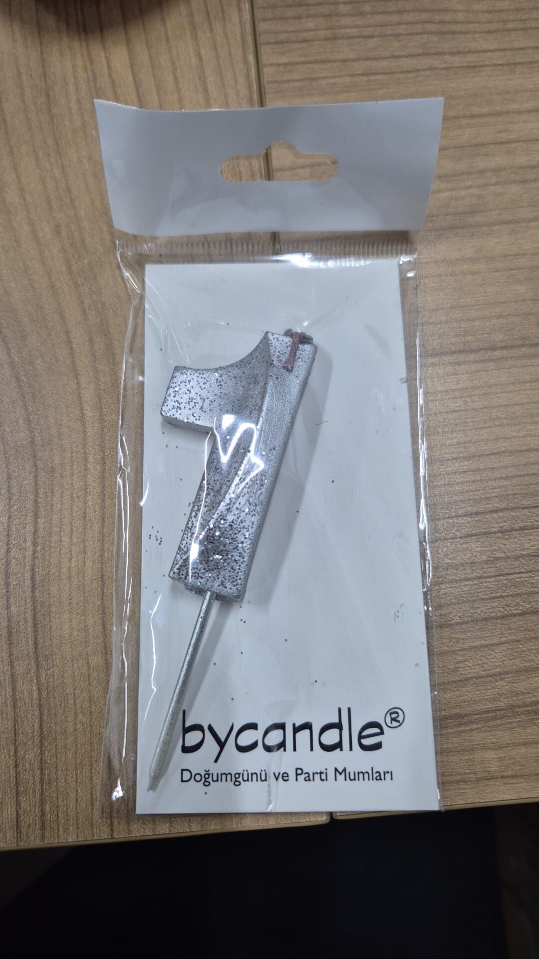 New Rakam Mum Metalize Simli Gümüş 1 ahm12