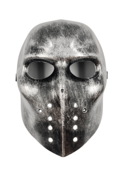 Maske Jason Eskitme Gümüş