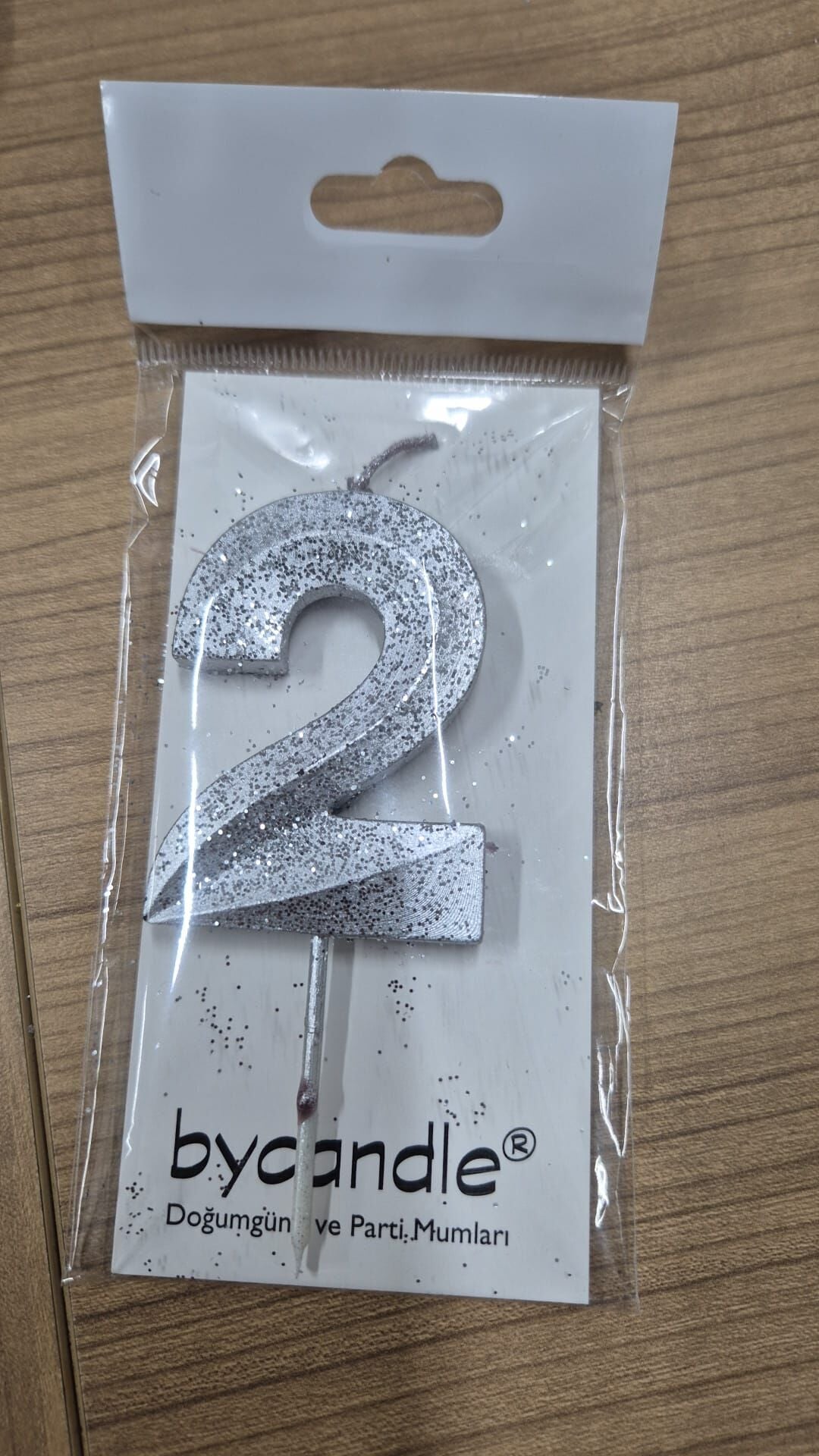 New Rakam mum Metalize simli gümüş 2 ahm 13