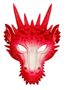 Maske Ejderha Model Kırmızı