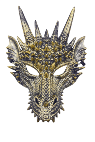 Maske Ejderha Model Gold