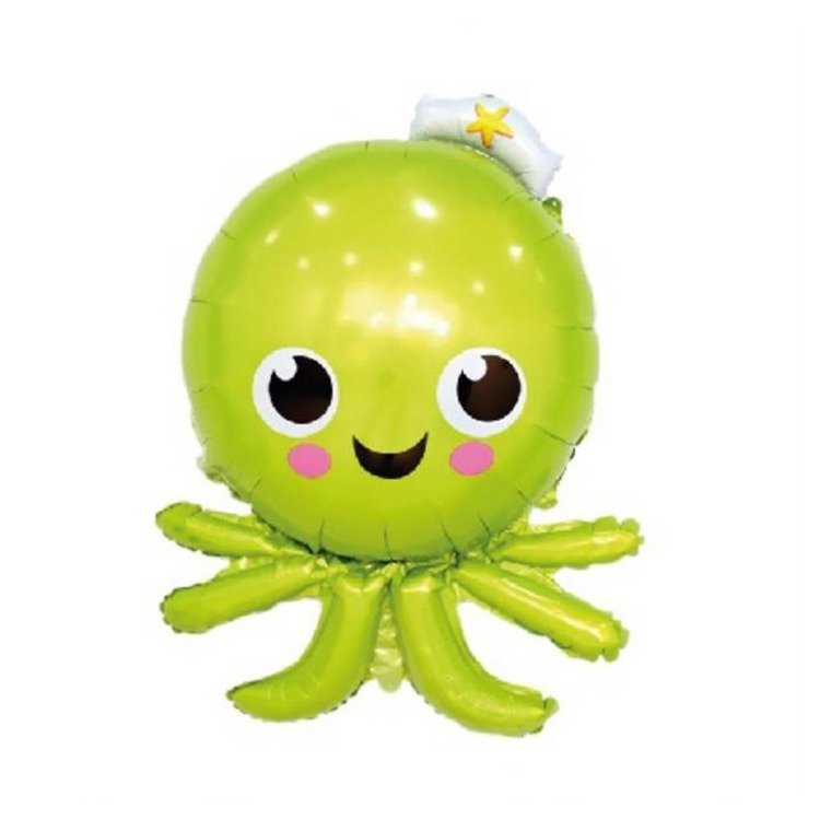 Yeşil Ahtapot Folyo Balon s5