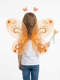 Kelebek Kanadı Set Turuncu