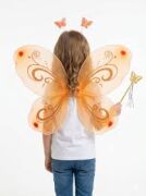 Kelebek Kanadı Set Turuncu