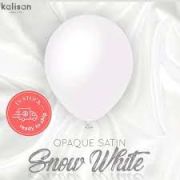Kalisan 11'' Opaque Satin Snow White 50'li Balon