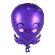 2284 Mor Mürekkep Balığı Folyo Balon 27 Inch