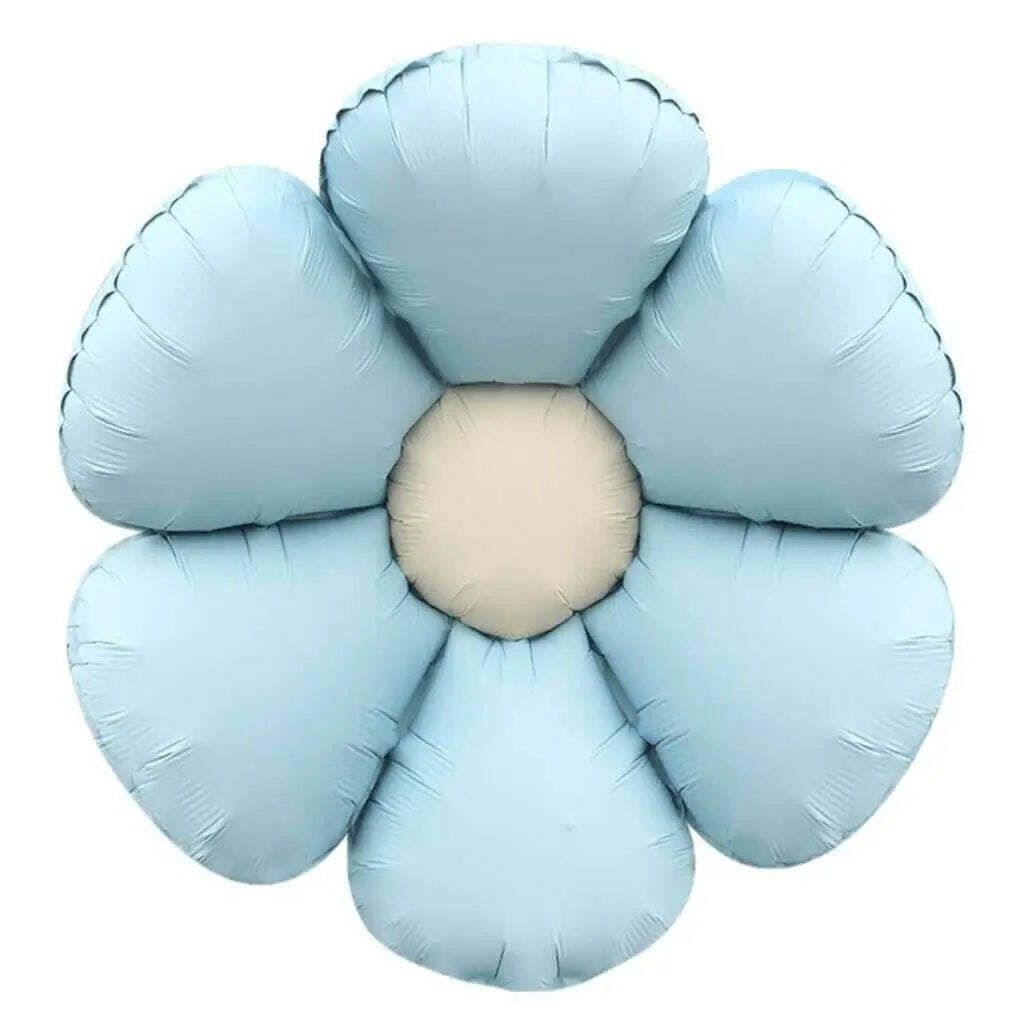 Mavi Papatya Folyo Balon 60-60 cm 8880