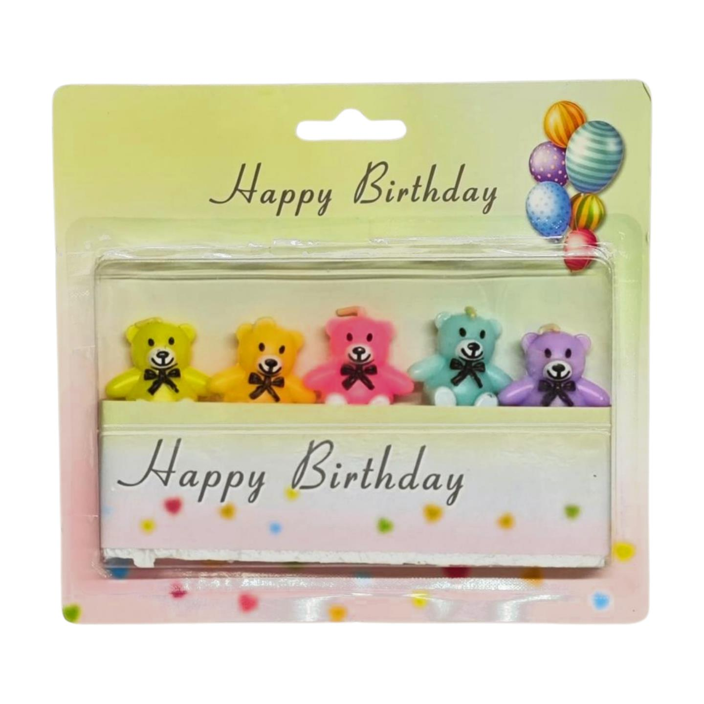 Mum Ayıcık Renkli 5'li