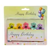 Mum Ayıcık Renkli 5'li