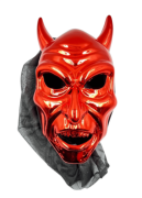 Maske Şeytan Parlak Kırmızı
