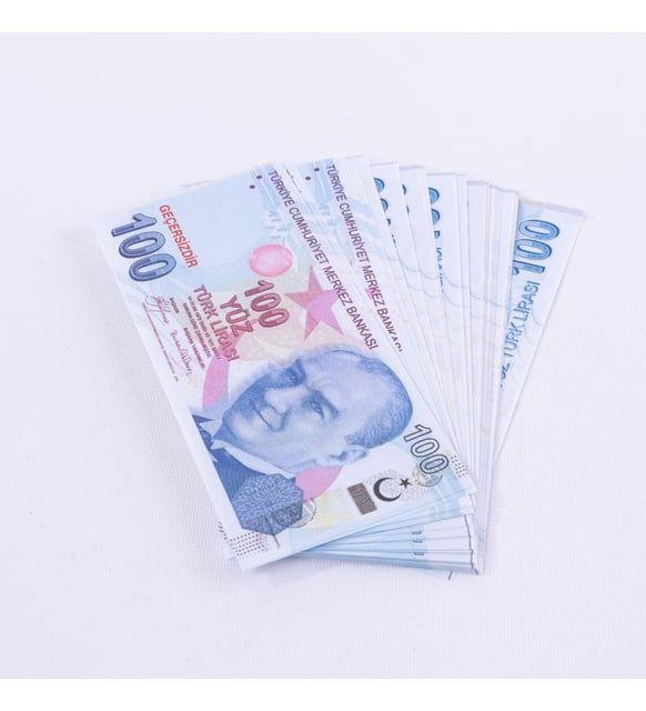 Kağıt Para Oyuncak 100'lü  100 TL