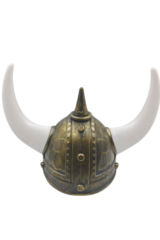 3 Boynuzlu Viking Şapkası Gold