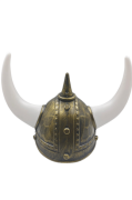 3 Boynuzlu Viking Şapkası Gold