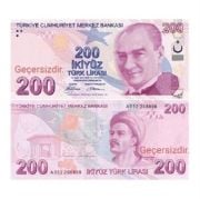 Kağıt Para Oyuncak 100'lü  200 TL