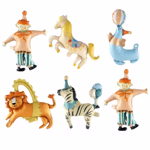 Sirk 6'lı Folyo Balon 0616