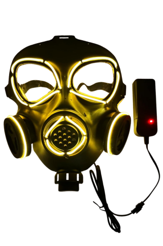 Maske Neon Gaz Maskesi Sarı