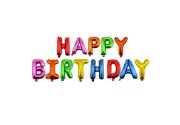 HAPPY BIRTHDAY RENKLİ FOLYO BALON 16 INCH