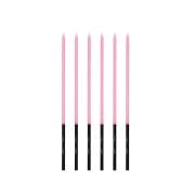 Mum İnce Kalem Model Makaron Pembe15 Cm 6'lı