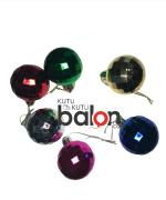 Yılbaşı Top Süs 4 Cm Renkli Disko Topu 6'lı 2222