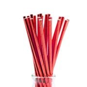 Kağıt Pipet Parlak Kırmızı