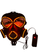 Maske Neon Gaz Maskesi Turuncu