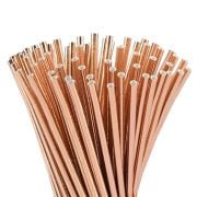Kağıt Pipet Parlak Rose Gold
