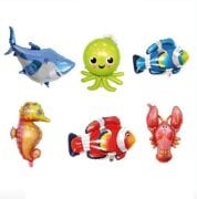 6'lı Okyanus Canlıları Folyo Balon 14''