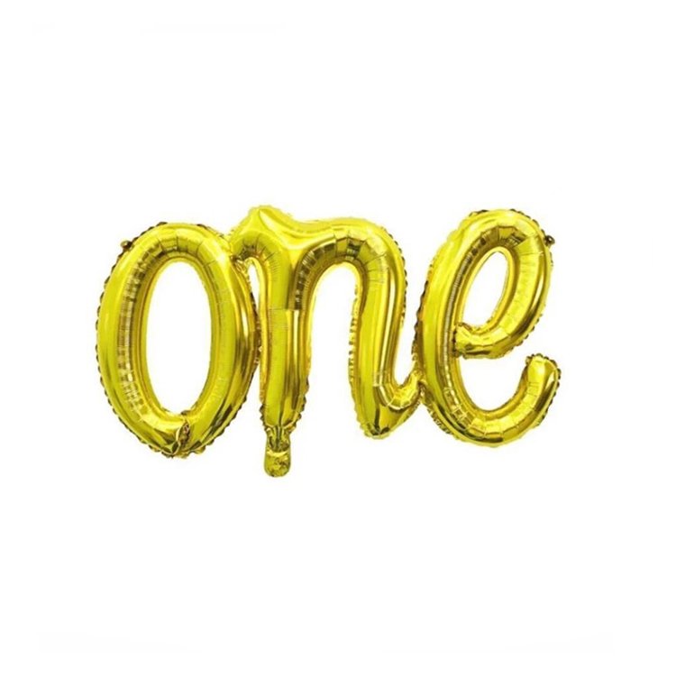 One Gold Birleşik Folyo Balon 107*50 Cm 9445