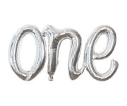 One Gümüş Birleşik Folyo Balon 9446