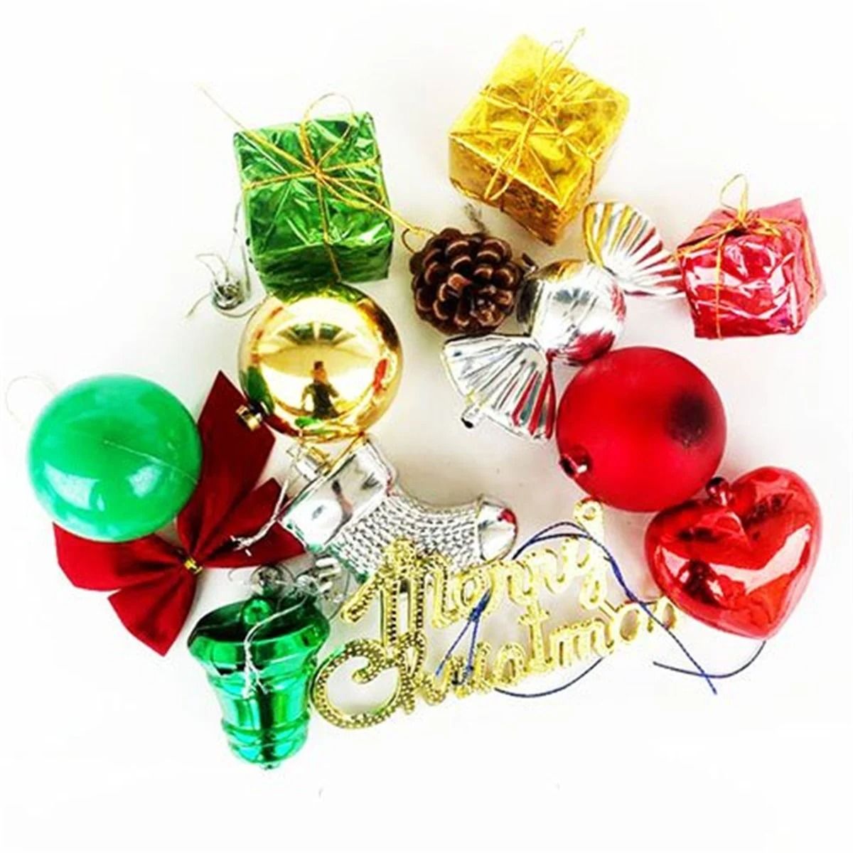 Ultra Lüx Yılbaşı Ağaç Süsü Karışık 4341