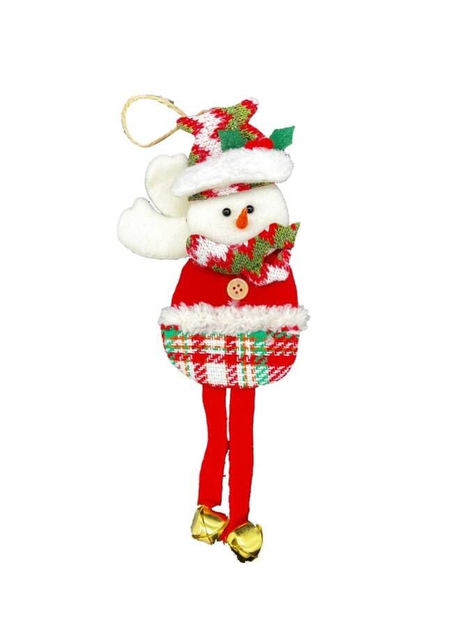Yılbaşı Kabartma Figür Kardan Adam Zilli 30 Cm