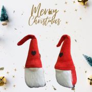 PELUŞ NOEL BABA CİNİ KIRMIZI 36CM 1 ADET