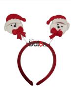 Yılbaşı Peluş Figürlü Taç Kardan Adam