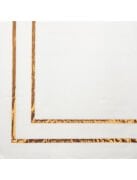 Kağıt Peçete Varaklı Çerçeve Model Rose Gold 20 Parça